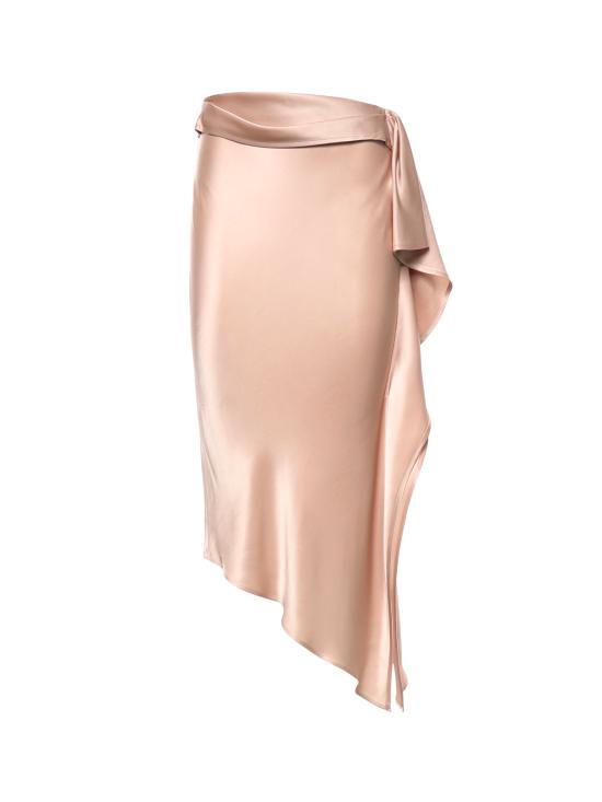 26SS 핑코 롱 스커트 106638 A1Y5Q35 Mahogany pink