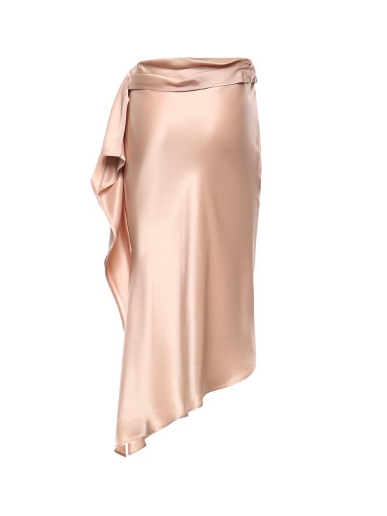 26SS 핑코 롱 스커트 106638 A1Y5Q35 Mahogany pink - PINKO