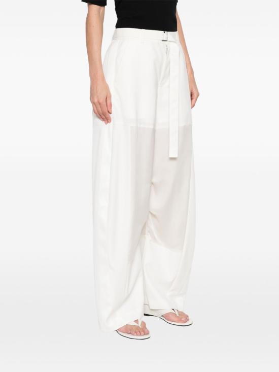 26SS 사카이 스트레이트 팬츠 26 08431 151 White - SACAI