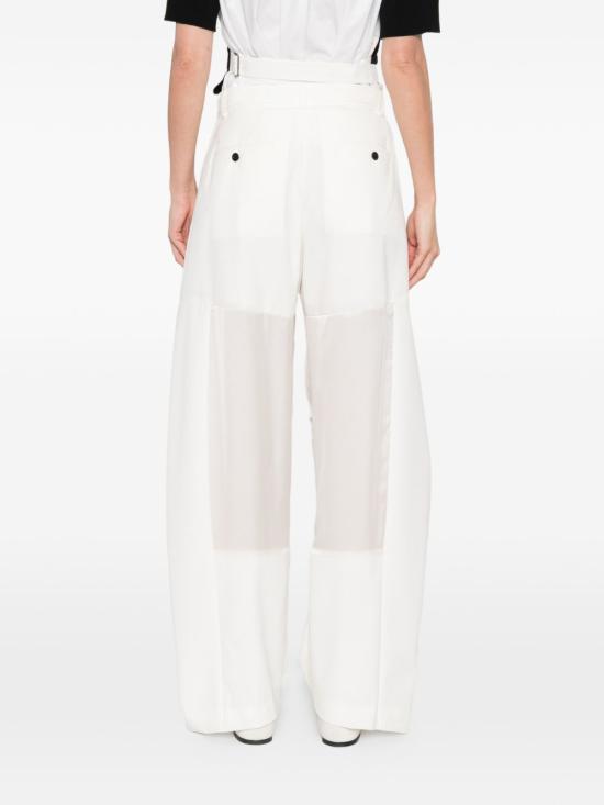 26SS 사카이 스트레이트 팬츠 26 08431 151 White - SACAI