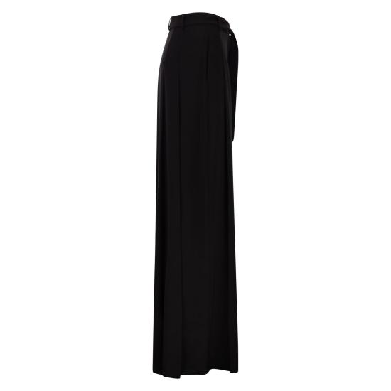 26SS 막스마라 스튜디오 스트레이트 팬츠 2616131014600 BLACK - MAX MARA STUDIO