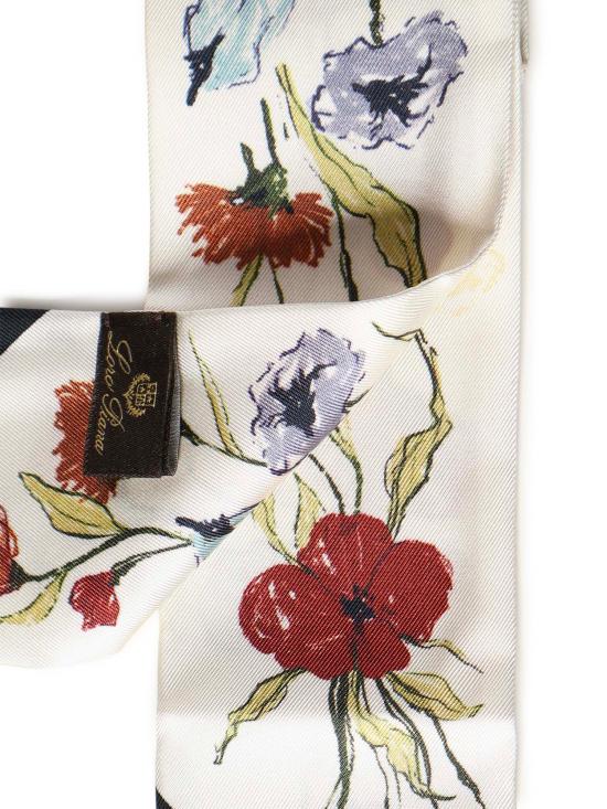 26SS 로로피아나 머플러/스카프 FAR0301 T2B1 IVORY red - LORO PIANA