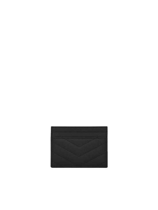 26SS 생로랑 카산드라 마틀라세 카드 케이스 423291 BOW021000 BLACK - SAINT LAURENT