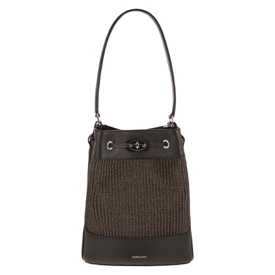 26SS 자넬라토 토트백 068980 DARK BROWN
