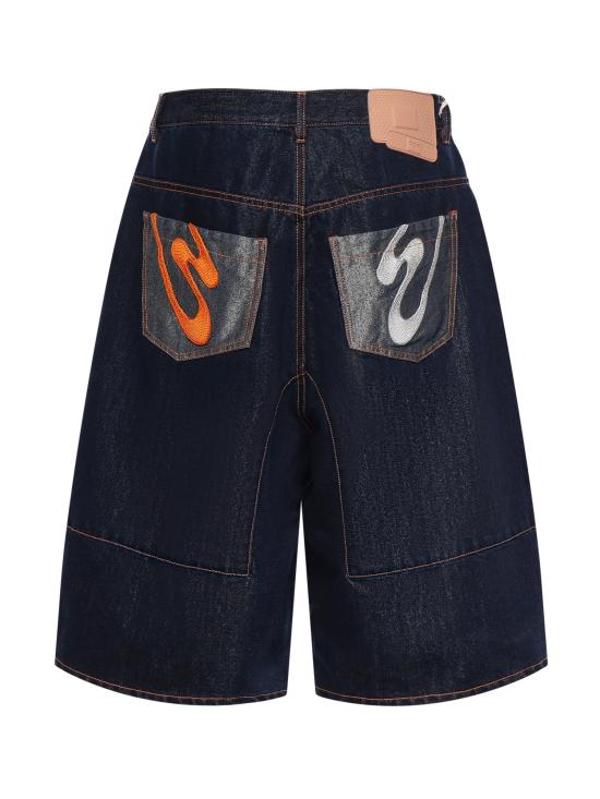 26SS 피디에프 숏팬츠 DFM03043DF201SILVE SILVE SILVE Blue - PDF