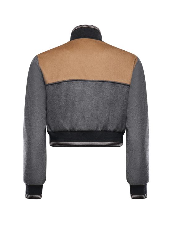 25FW 미우미우 수트 자켓 ML1413 18ZMF0LPX Grey camel - MIU MIU