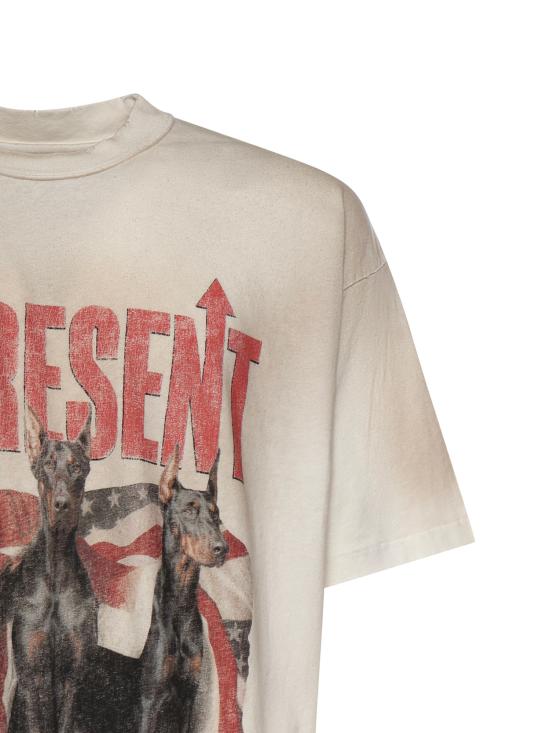 26SS 리프레젠트 반팔 티셔츠 MLM100593 30 Washed Ecru - REPRESENT