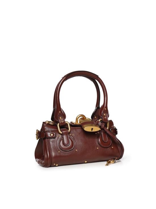 26SS 끌로에 스몰 그레인드 레더 패딩턴 백 CH26SS805P75 27M CRAFTY BROWN - CHLOE