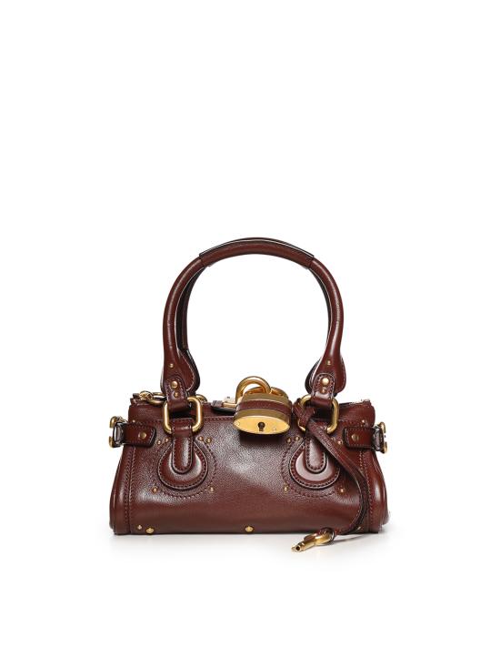 26SS 끌로에 스몰 그레인드 레더 패딩턴 백 CH26SS805P75 27M CRAFTY BROWN