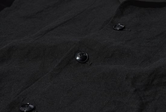 26SS 맨틀 수트 자켓 빅 블레이저 - 블랙 린넨 R20Y4 - MAN-TLE