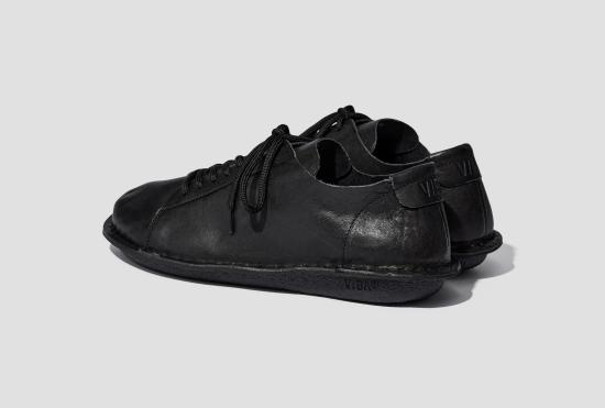 26SS VIBAE 스니커즈 리스보아 가죽 - 프리토 블랙 LISRLPBB - VIBAE