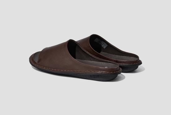 26SS 비바 샌들 생트로페즈 가죽 - 코코아 브라운 스트로페즈LCBB - VIBAE