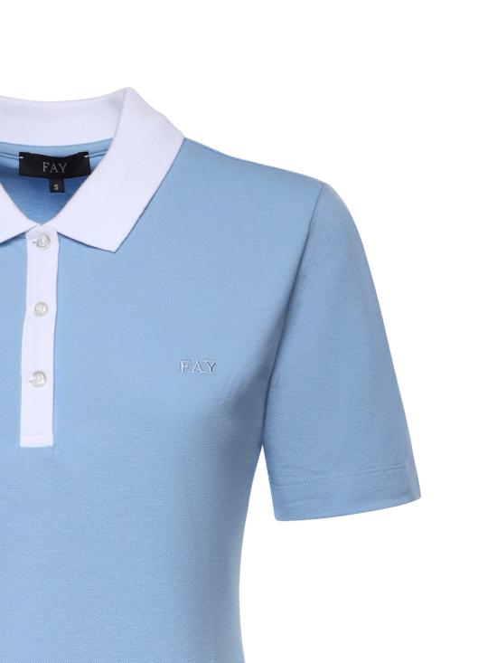 26SS 페이 폴로 티셔츠 NPWB252650STDW U600 Blue - FAY