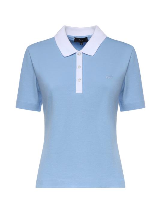 26SS 페이 폴로 티셔츠 NPWB252650STDW U600 Blue