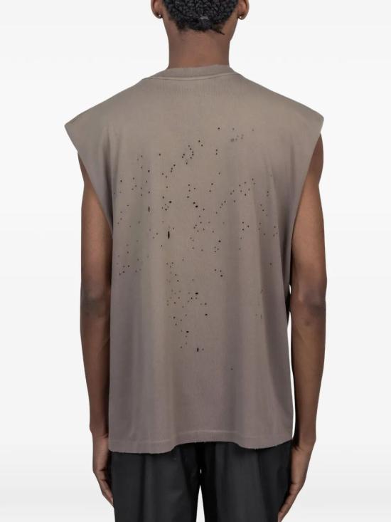 26SS 새티스파이 모스테크 머슬 티셔츠 11005 91E02 91E02 SUN BLEACHED FALCON SAB - SATISFY