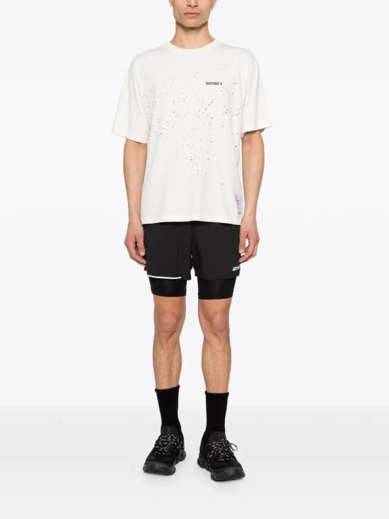 26SS 새티스파이 모스테크 티셔츠 11006 12A02 12A02 AGED ECRU - SATISFY