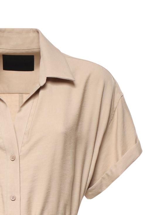 26SS 돈답 롱 원피스 DA525 IF0049DXXX010 Yeast - DONDUP