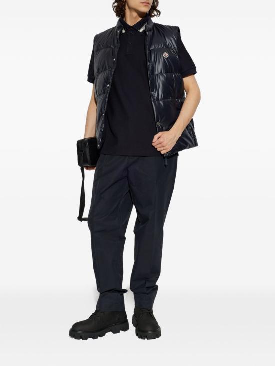 26SS 몽클레어 폴로 티셔츠 8A00022 8472077X Blue - MONCLER