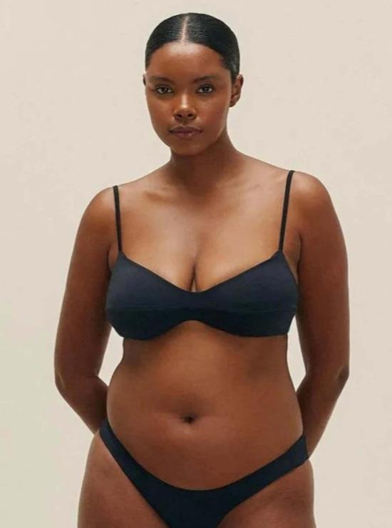  하이트 비키니 수영복 헤이트 모니카 비키니 탑 블랙