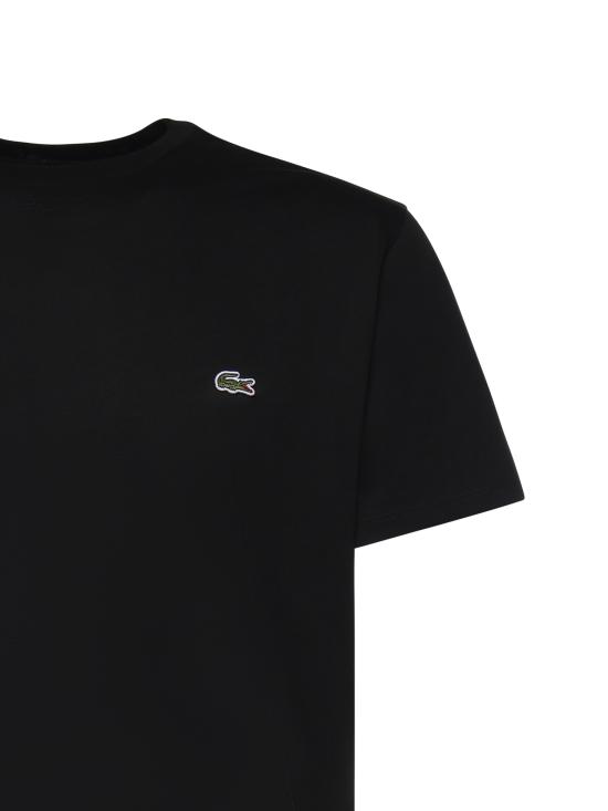 26SS 라코스테 피마 코튼 저지 크루넥 티셔츠 TH6709 031 Black - LACOSTE