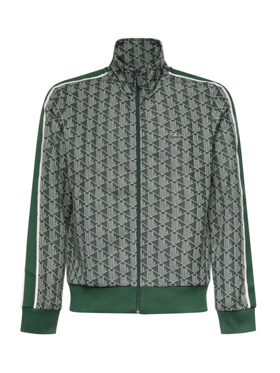 26SS 라코스테 모노그램 집업 스웨트셔츠 SH1368 D1R Green