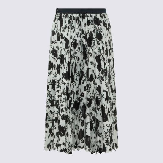  사카이 미디 스커트 멀티컬러 스커트 - SACAI