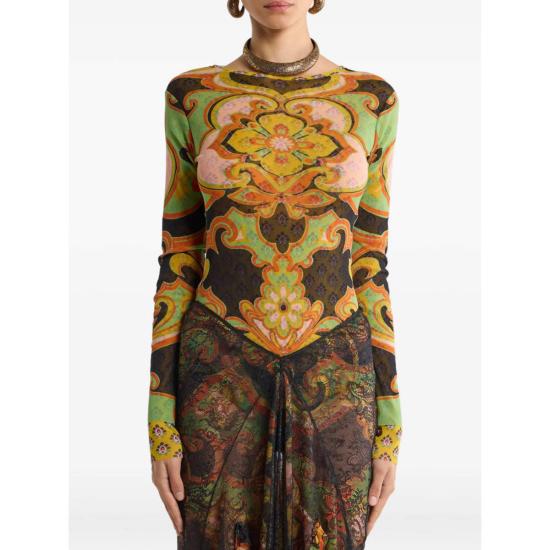  에트로 긴팔 티셔츠 - ETRO