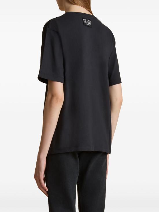  케이트 반팔 티셔츠 2196138 200 Black - KHAITE