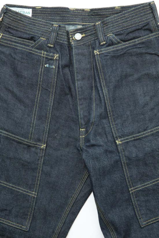  사사프라스 데님 팬츠 가을 낙엽 터프 팬츠 - SASSAFRAS