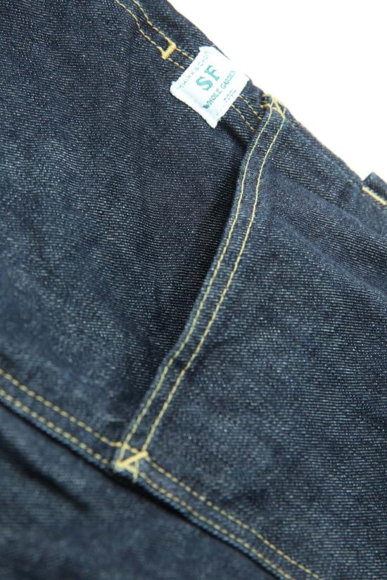  사사프라스 데님 팬츠 가을 낙엽 터프 팬츠 - SASSAFRAS