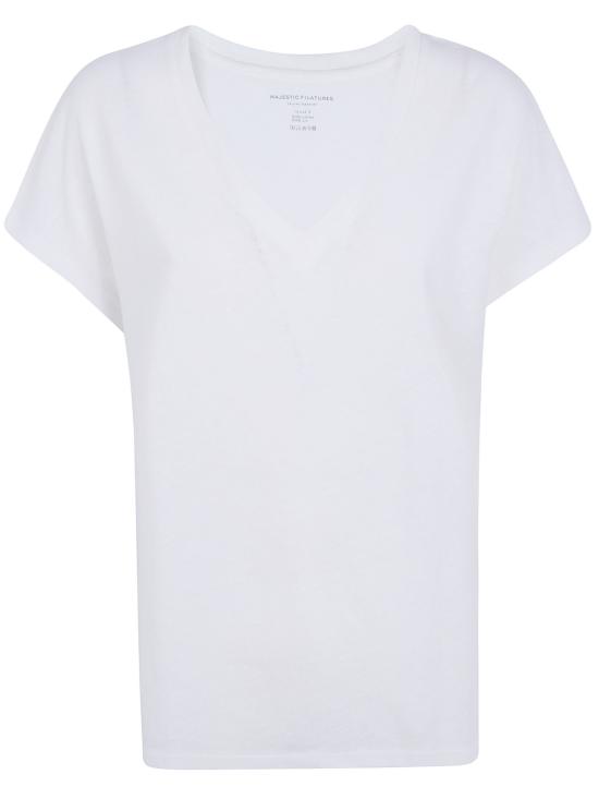 26SS 마제스틱필라쳐 반팔 티셔츠 M497FTS159 001 WHITE