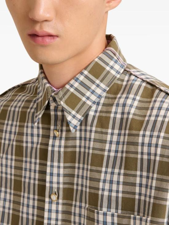 26SS 마르니 긴팔 셔츠 CUMU0375A0UTC572 CHV36 BROWN - MARNI