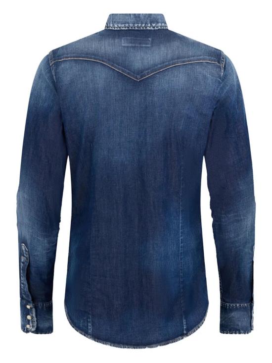 26SS 디스퀘어드2 긴팔 셔츠 S74DM0986S30341 470 BLUE - DSQUARED2