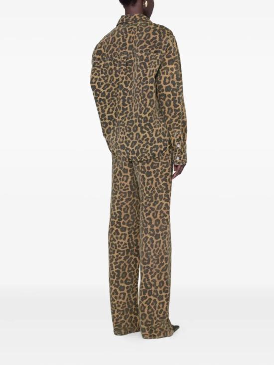 26SS 애니빙 셔츠 A0712096MTL59 LEOPARD BROWN - ANINE BING