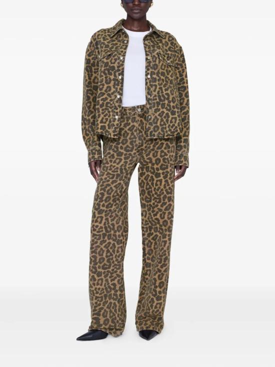 26SS 애니빙 셔츠 A0712096MTL59 LEOPARD BROWN - ANINE BING