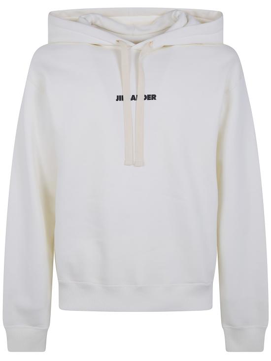 26SS 질샌더 후드 티셔츠 J22GU0149J20128 103 GREY