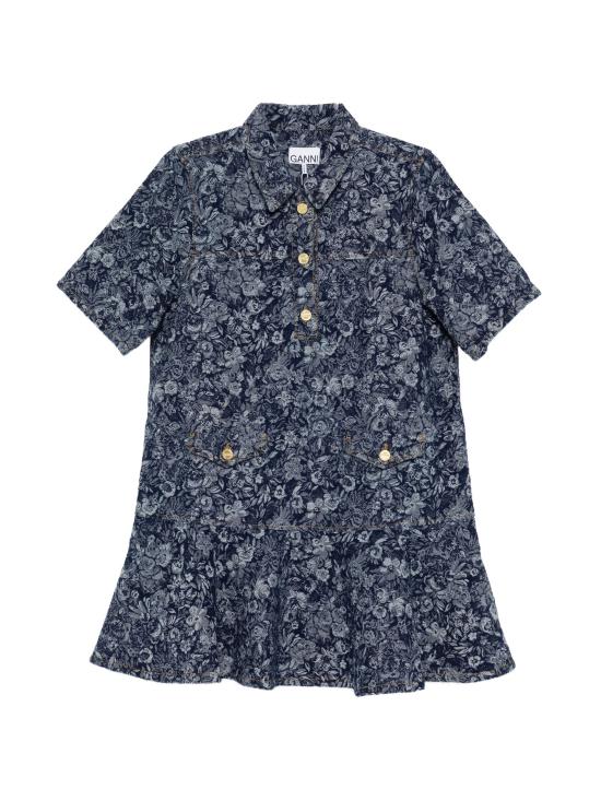 26SS 가니 미디 원피스 A1030181 077