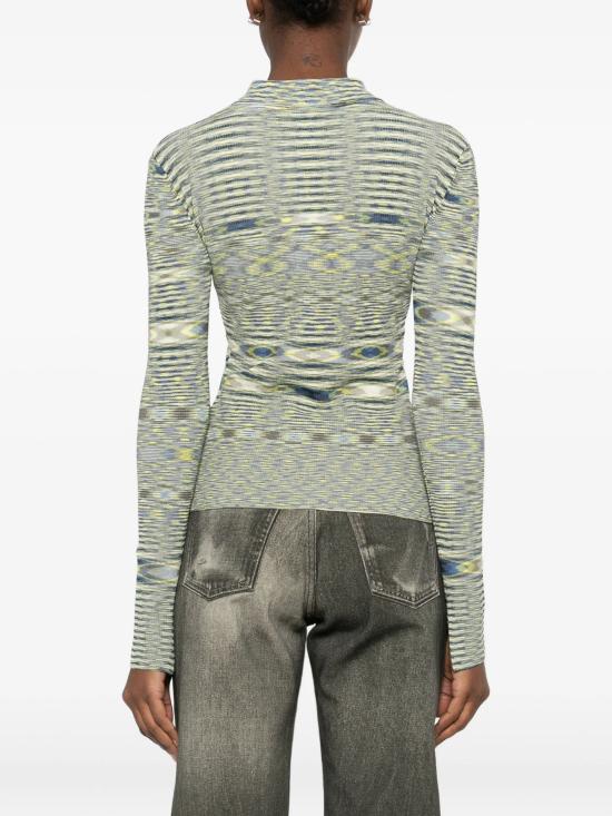 26SS 가니 스페이스다이드 폴로셔츠 A1070072 358 - GANNI