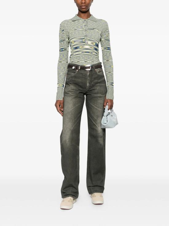 26SS 가니 스페이스다이드 폴로셔츠 A1070072 358 - GANNI