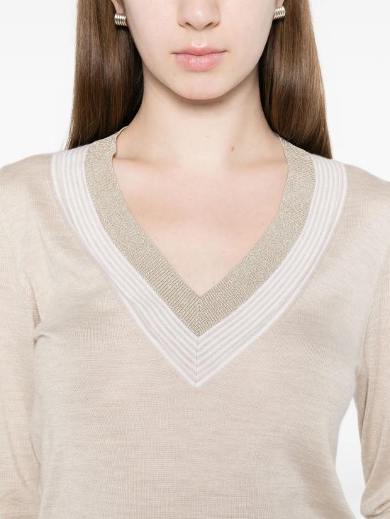 26SS 브루넬로 쿠치넬리 스웨터 M13836722 CWF77 - BRUNELLO CUCINELLI