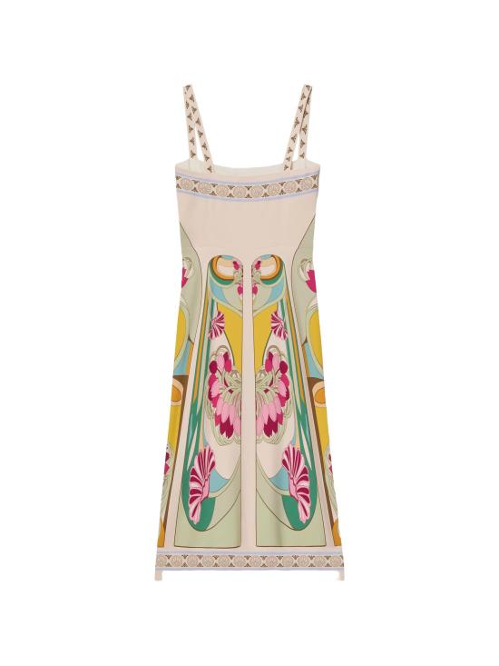 26SS 라 더블제이 미디 원피스 DRE0673VIS011TUL07 GR02 - LA DOUBLEJ