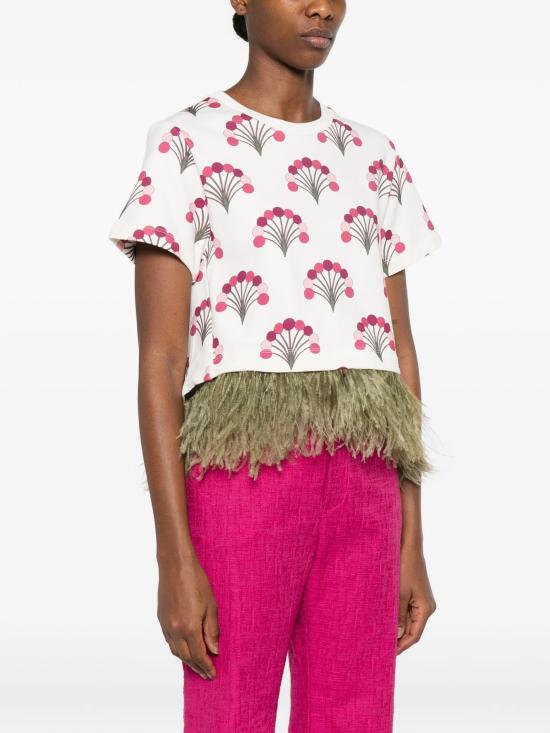 26SS 라 더블제이 반팔 티셔츠 TSH0026JER039FLO05 BR05 - LA DOUBLEJ