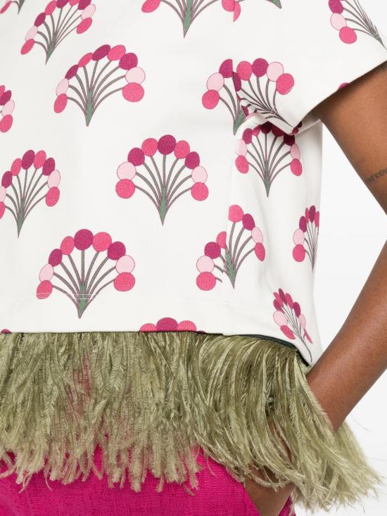 26SS 라 더블제이 반팔 티셔츠 TSH0026JER039FLO05 BR05 - LA DOUBLEJ