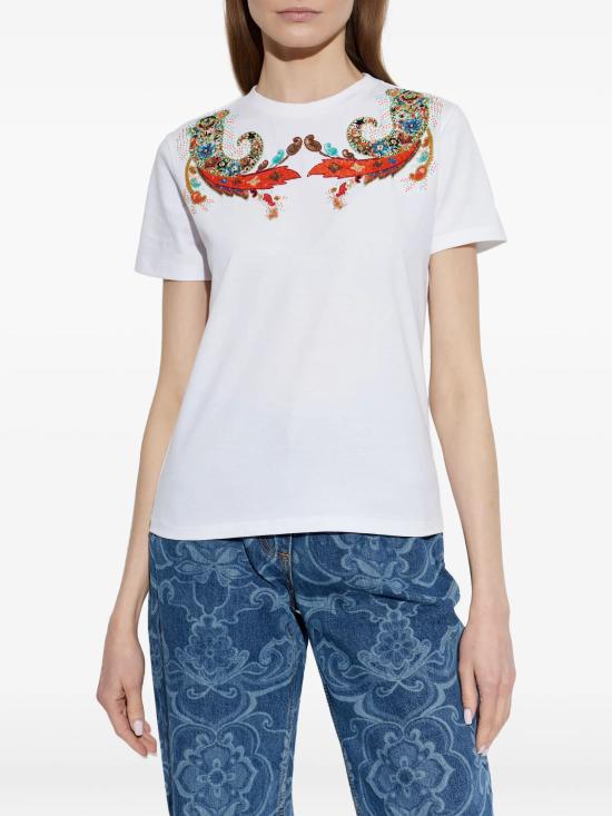 26SS 에트로 반팔 티셔츠 WRMA0006AR114 W0001 - ETRO