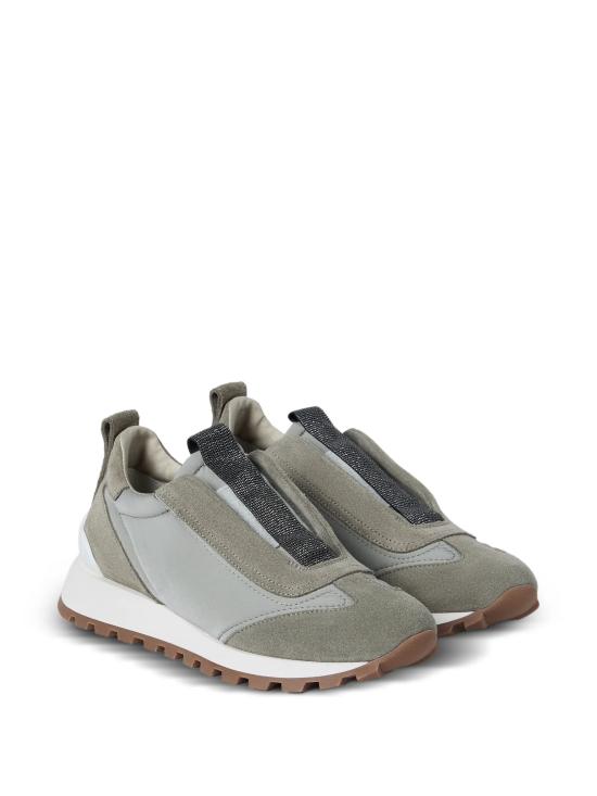 26SS 브루넬로 쿠치넬리 프레셔스 디테일 테크노 패브릭 러너 MZ47G2127 C7550 - BRUNELLO CUCINELLI