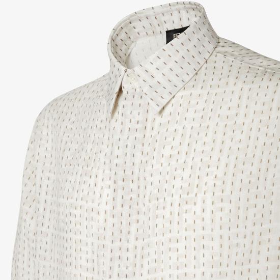 26SS 펜디 긴팔 셔츠 FS0795AU7N F0RQ0 NATURALE - FENDI
