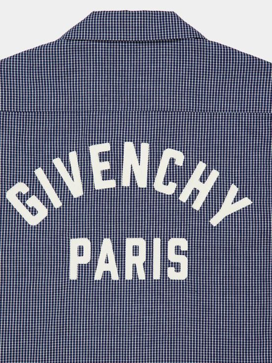 26SS 지방시 긴팔 셔츠 BM616J16BG 114 WHITE BLUE - GIVENCHY