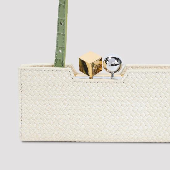 26SS 자크뮈스 클러치/파우치 BAW00457AC24M10 5GM GREENDSIVR - JACQUEMUS