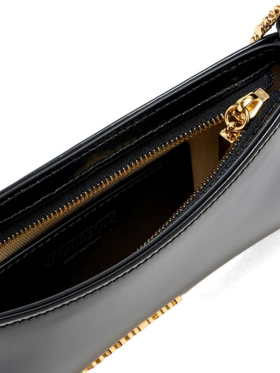 26SS 자크뮈스 쁘띠 비주 체인 숄더백 BAW00404BC18A01 990 BLACK - JACQUEMUS