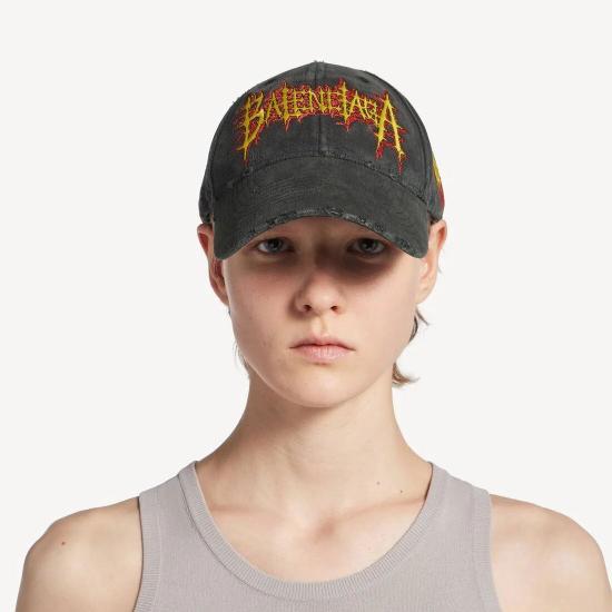 26SS 발렌시아가 모자 869515410B2 1002 FADEDBLACK - BALENCIAGA